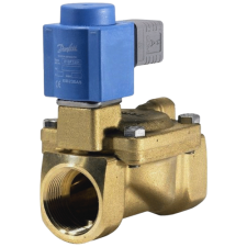 Клапан эл/магн латунь EV220B серия 15-50 Ду15 Ру16 ВР с катушкой 140С Danfoss 032U451131